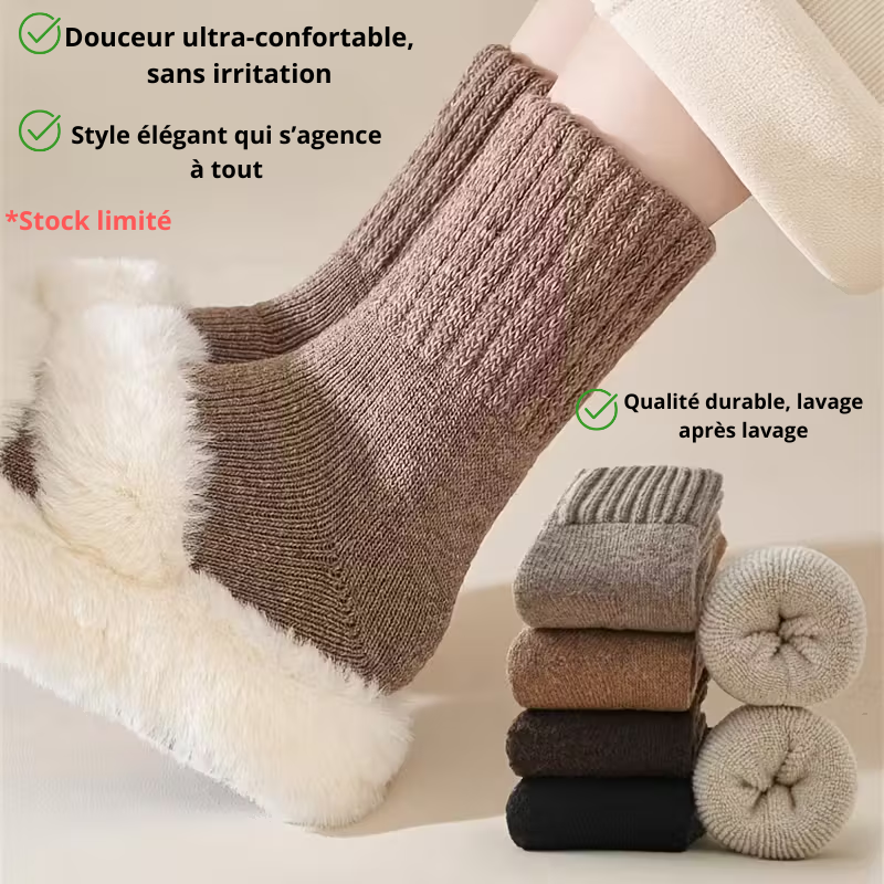 Chaussettes thermiques d'hiver décontractées pour femmes – PASFLI